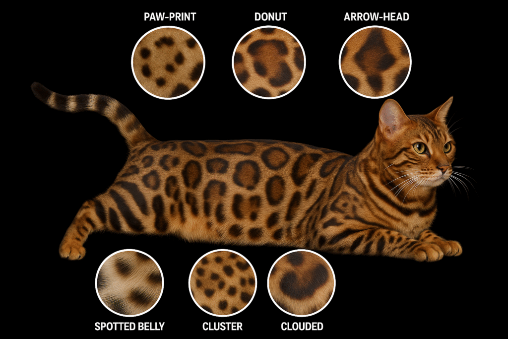 bengal cat coat patterns